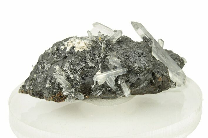 Quartz Needles on Sphalerite - Peru #260181